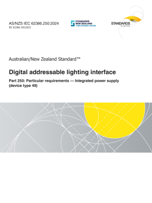 AS/NZS IEC 62386.250:2024
