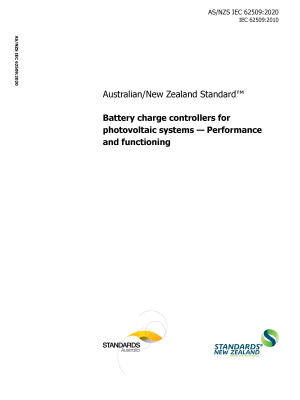 AS/NZS IEC 62509:2020