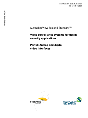 AS/NZS IEC 62676.3:2020