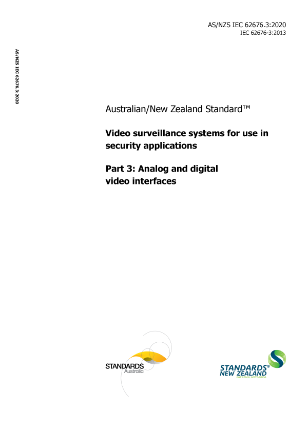 AS/NZS IEC 62676.3:2020