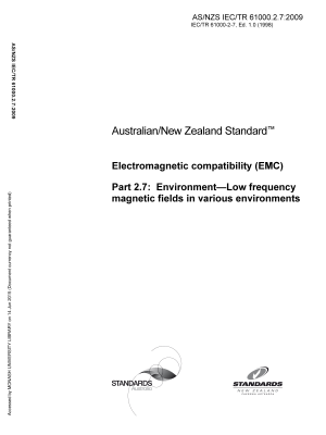 AS/NZS IEC TR 61000.2.7:2009