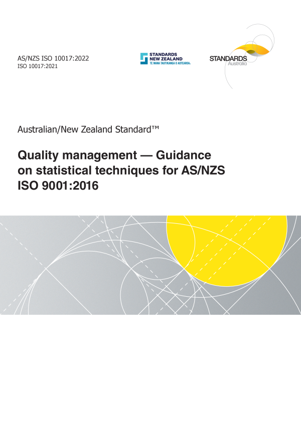 AS/NZS ISO 10017:2022 AS/NZS ISO 10017:2022