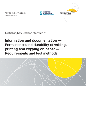 AS/NZS ISO 11798:2023