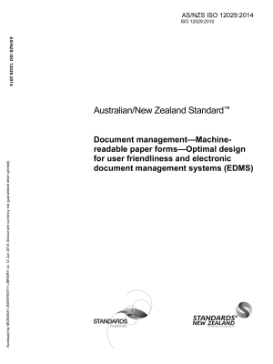 AS/NZS ISO 12029:2014