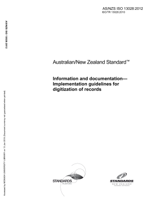 AS/NZS ISO 13028:2012