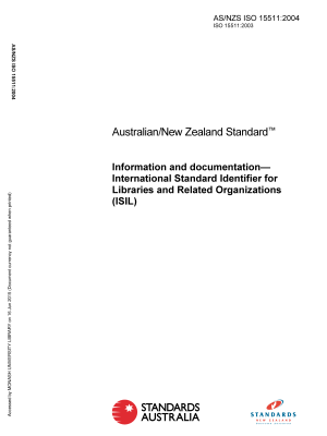 AS/NZS ISO 15511:2004