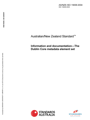 AS/NZS ISO 15836:2004