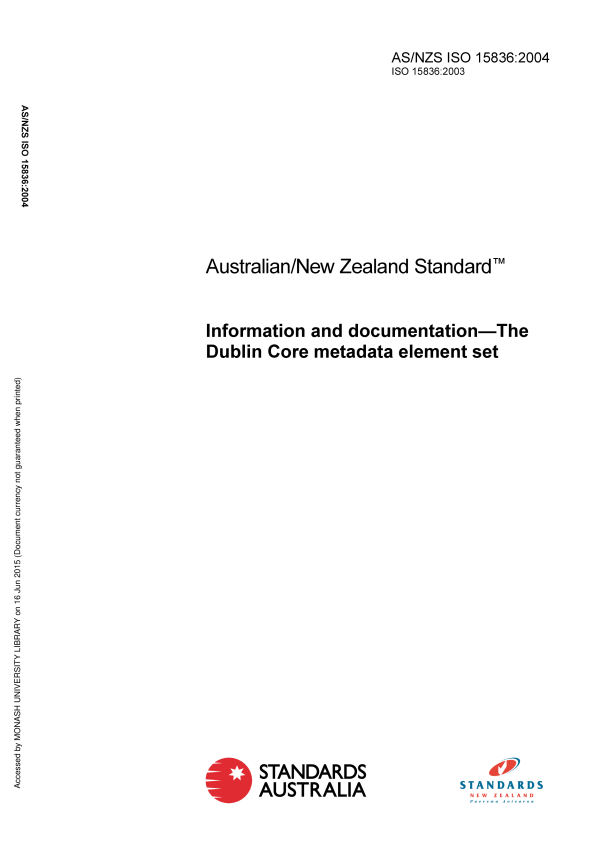AS/NZS ISO 15836:2004