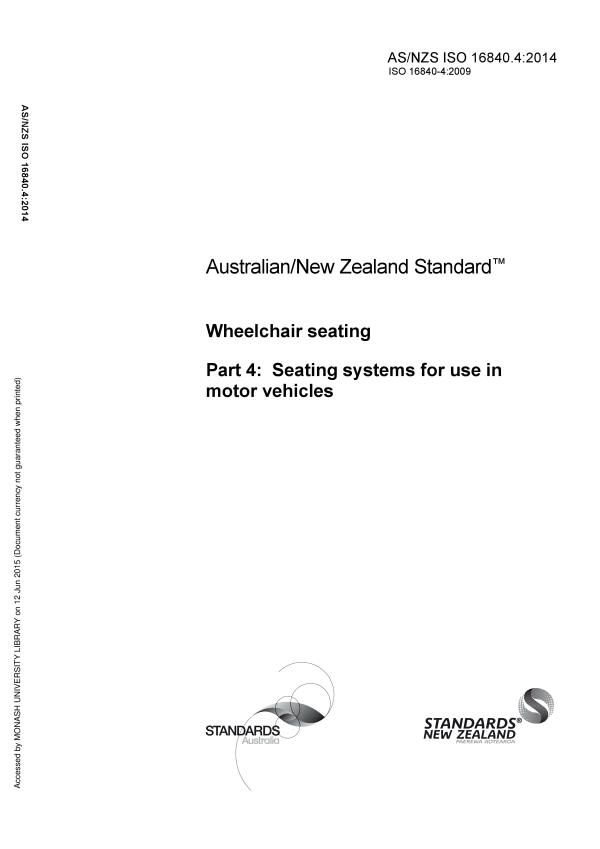 AS/NZS ISO 16840.4:2014