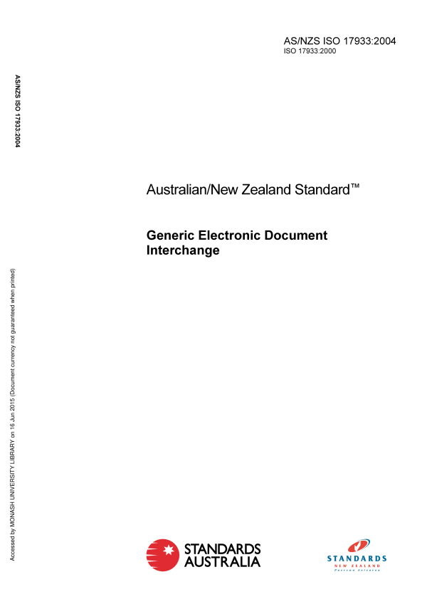 AS/NZS ISO 17933:2004