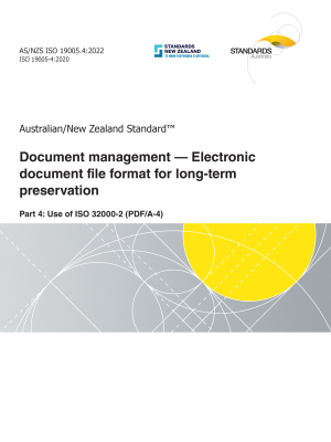 AS/NZS ISO 19005.4:2022