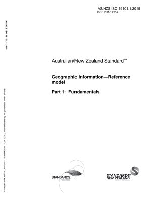 AS/NZS ISO 19101.1:2015