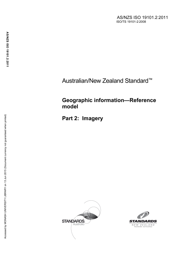 AS/NZS ISO 19101.2:2011 AS/NZS ISO 19101.2:2011