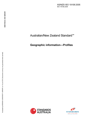 AS/NZS ISO 19106:2005