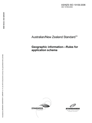 AS/NZS ISO 19109:2006