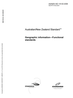 AS/NZS ISO 19120:2006