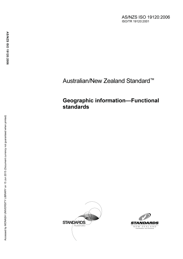 AS/NZS ISO 19120:2006