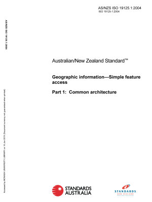 AS/NZS ISO 19125.1:2004