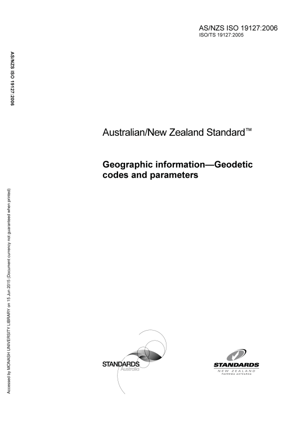 AS/NZS ISO 19127:2006