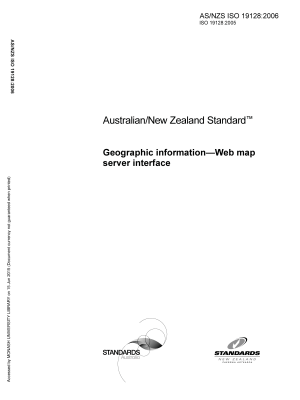 AS/NZS ISO 19128:2006