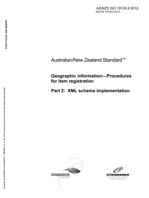 AS/NZS ISO 19135.2:2012