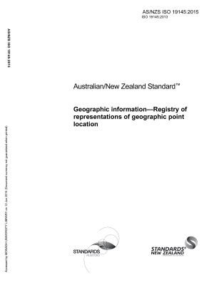 AS/NZS ISO 19145:2015