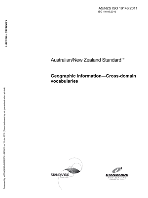 AS/NZS ISO 19146:2011