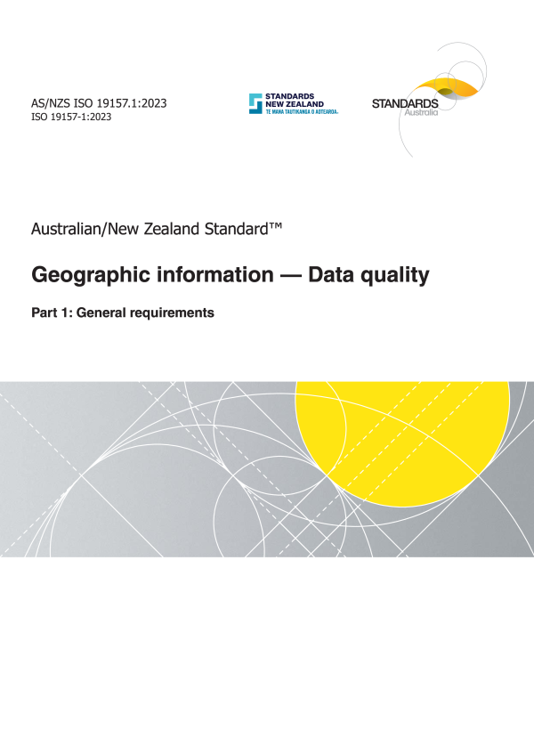 AS/NZS ISO 19157.1:2023 AS/NZS ISO 19157.1:2023
