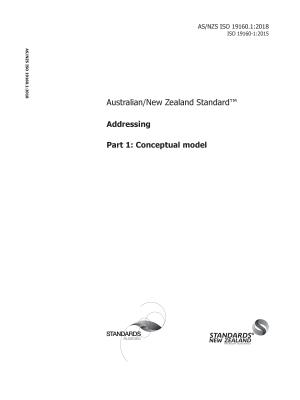 AS/NZS ISO 19160.1:2018