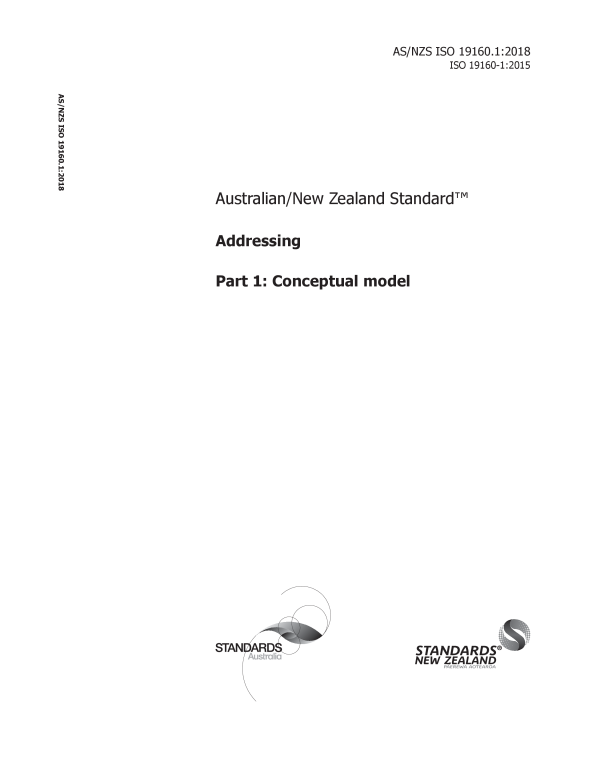 AS/NZS ISO 19160.1:2018