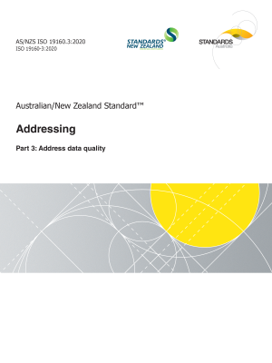 AS/NZS ISO 19160.3:2020