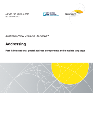 AS/NZS ISO 19160.4:2023