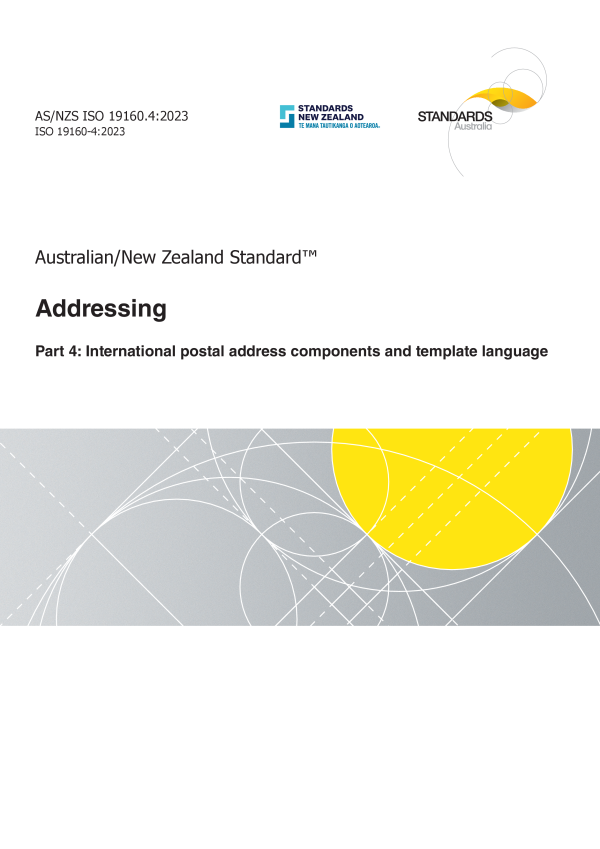AS/NZS ISO 19160.4:2023