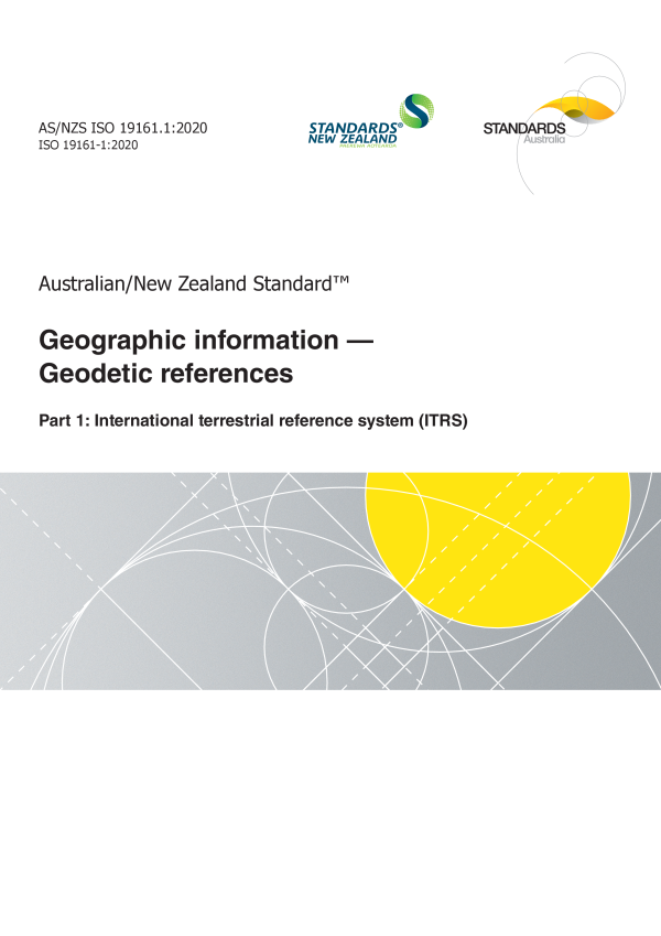 AS/NZS ISO 19161.1:2020 AS/NZS ISO 19161.1:2020