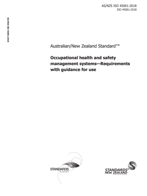 AS/NZS ISO 45001:2018
