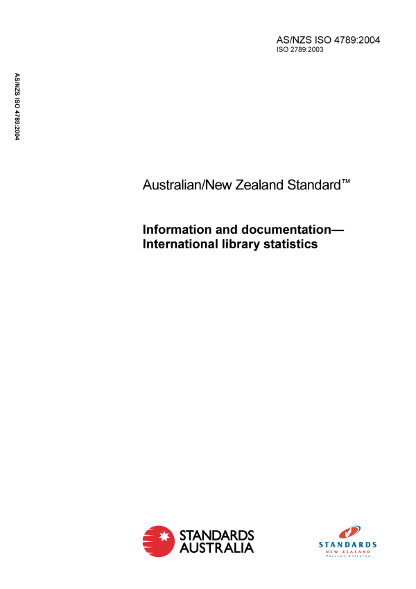 AS/NZS ISO 4789:2004 AS/NZS ISO 4789:2004
