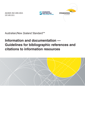 AS/NZS ISO 690:2021