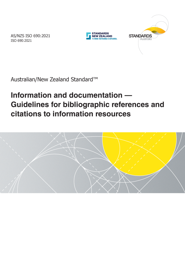 AS/NZS ISO 690:2021