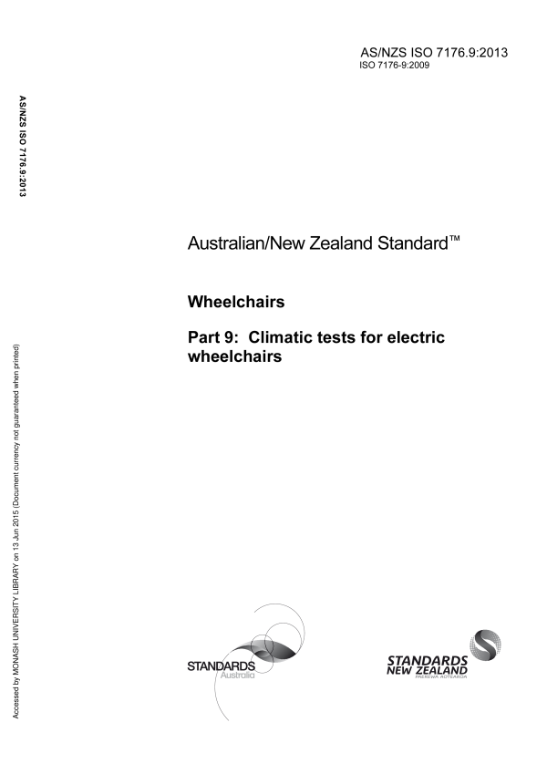 AS/NZS ISO 7176.9:2013