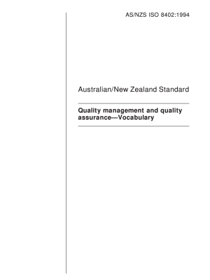 AS/NZS ISO 8402:1994