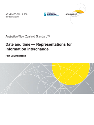 AS/NZS ISO 8601.2:2021
