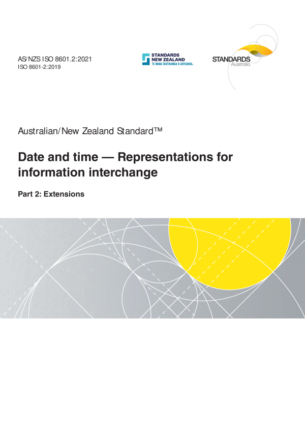 AS/NZS ISO 8601.2:2021
