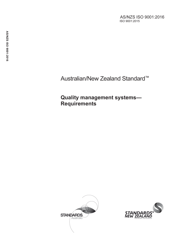 AS/NZS ISO 9001:2016