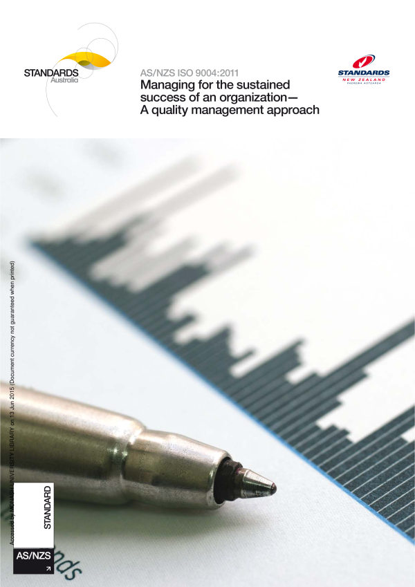 AS/NZS ISO 9004:2011