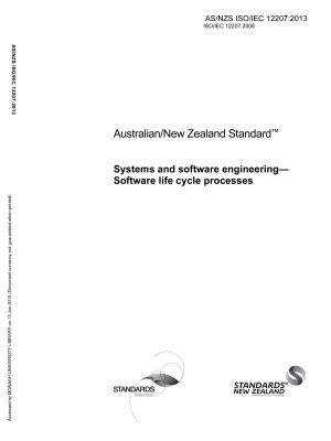 AS/NZS ISO/IEC 12207:2013