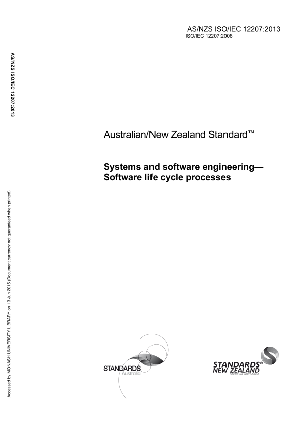 AS/NZS ISO/IEC 12207:2013