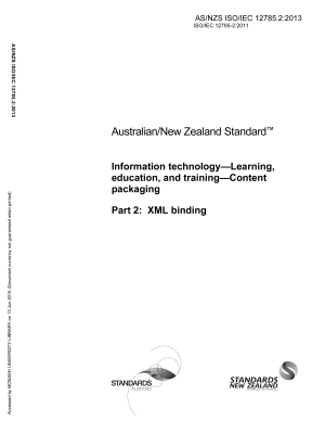AS/NZS ISO/IEC 12785.2:2013