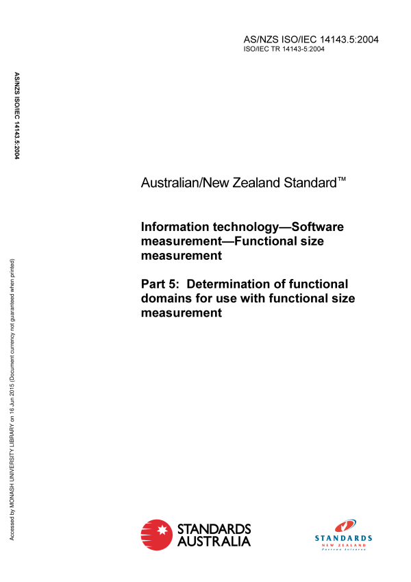 AS/NZS ISO/IEC 14143.5:2004