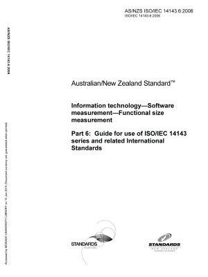 AS/NZS ISO/IEC 14143.6:2006