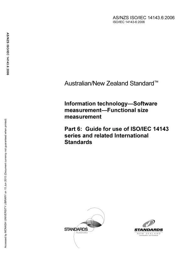 AS/NZS ISO/IEC 14143.6:2006